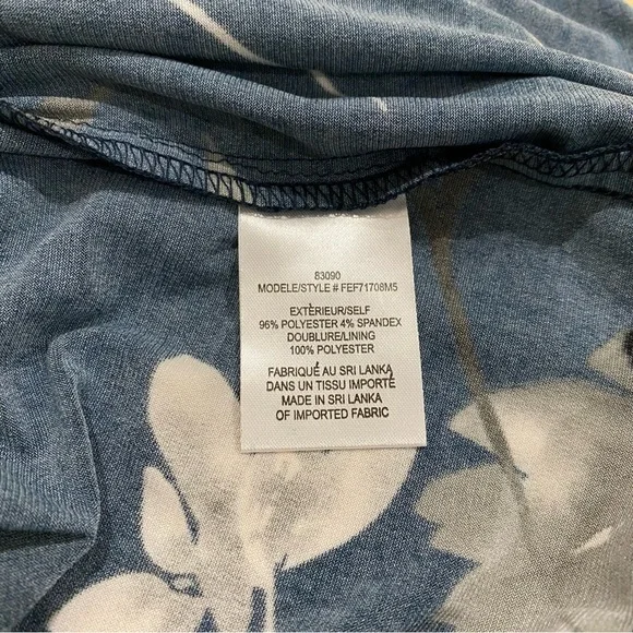 Laura | NWT Blue Floral Sleeveless Jersey Midi Dress 💙 - Picture 7 of 11